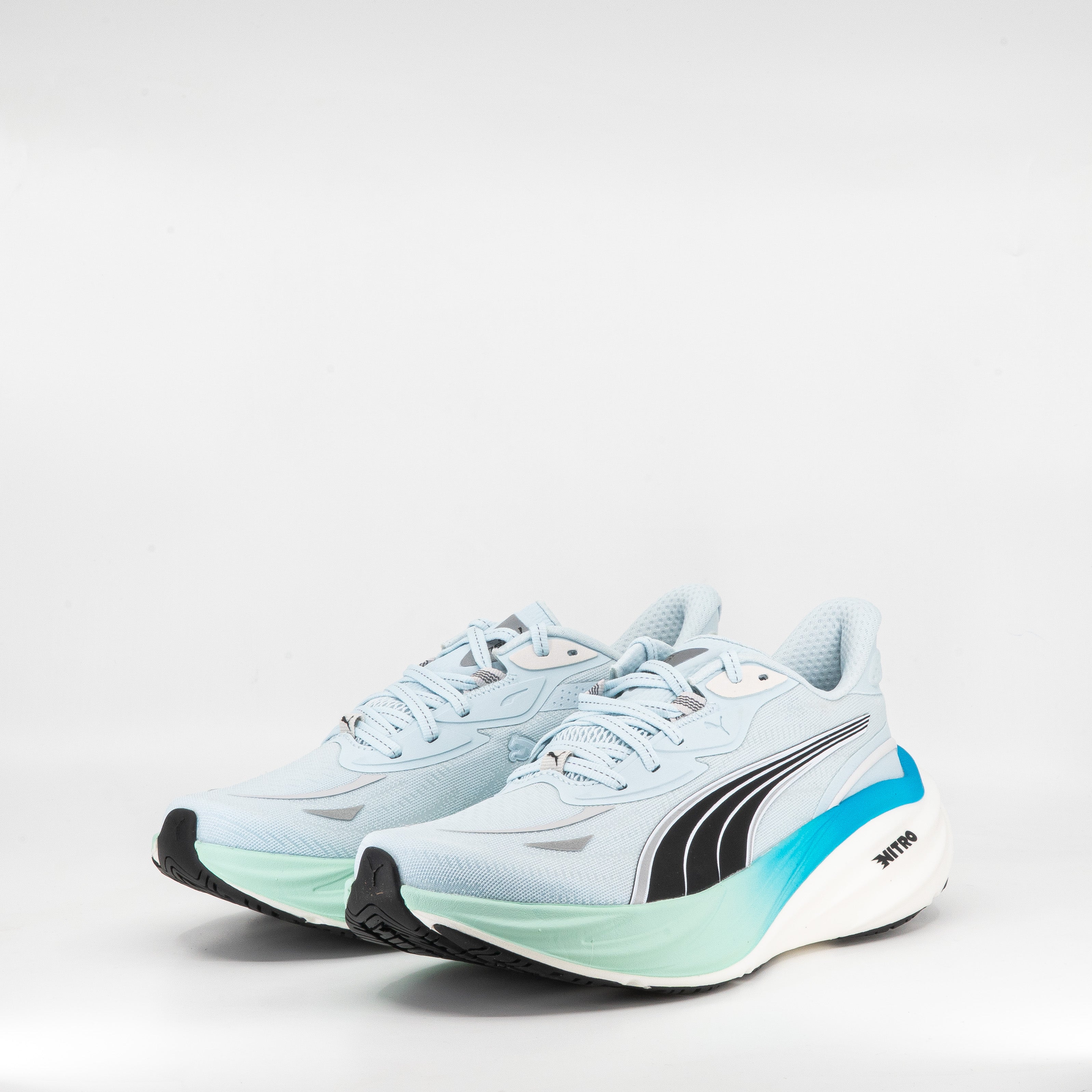Puma Nitro Result (B Standard) Womens Sea Glass-Speed Blue - Frontrunner Colombo